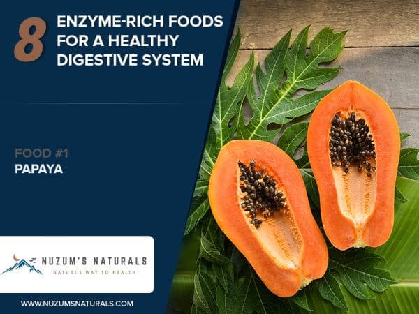 8 Enzyme Rich Foods For A Healthy Digestive System Nuzums Naturals 0919